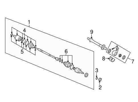 Tucson DRIVE AXLES
