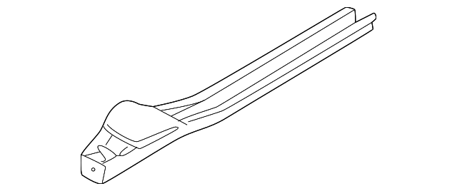 0K32A-53350 Деталь LOWER RAIL, RIGHT