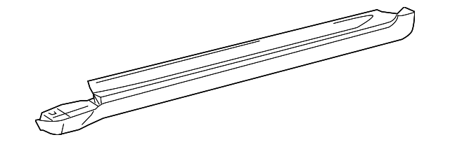 75851-30230-A0 ROCKER MOLDING, RIGHT