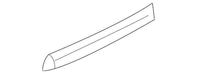 51-13-7-149-955 UPPER MOLDING, LEFT