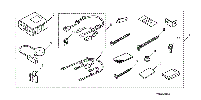ACCESSORIES/BACK-UP SENSOR - ATTACHMENT for 2008 Honda ACCORD COUPE #1