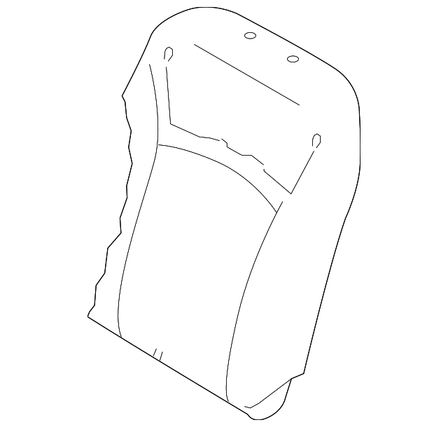 64150AL05AVH Деталь SEAT BACK COVER