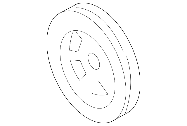 4892135AA CRNKSHFT PULLEY