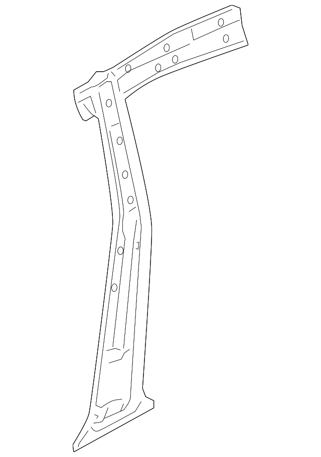 6361085Z10 Деталь INNER PILLAR, LEFT