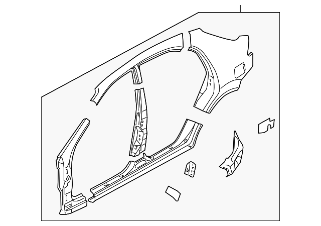 6451185Z14 Деталь UNISIDE PANEL, LEFT