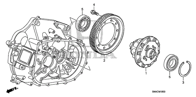 CIVIC SEDAN MT DIFFERENTIAL (2.0L)