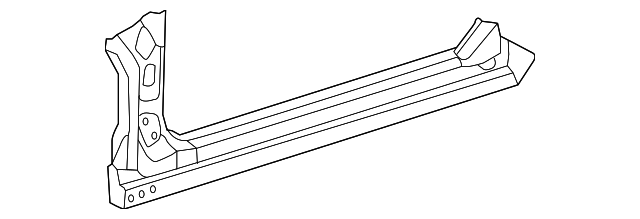 117-630-07-10 Деталь INNER ROCKER, LEFT