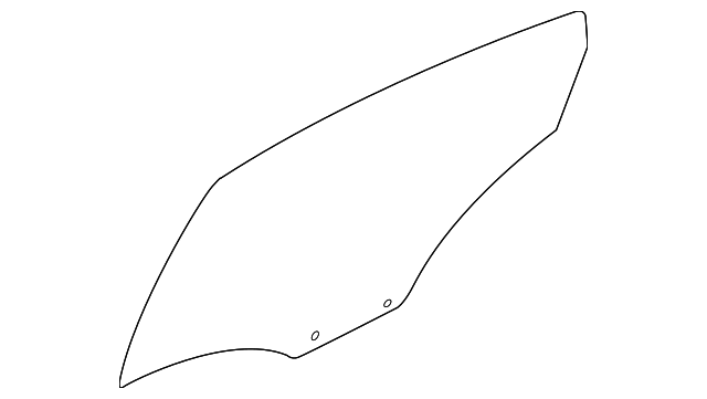 83411-1R210 Деталь DOOR GLASS, LEFT