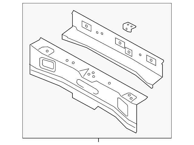 5257A598 Деталь REAR BODY PANEL