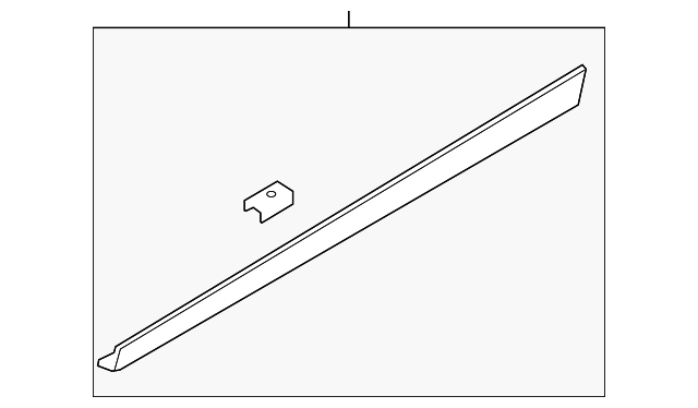 51-77-7-202-653 ROCKER MOLDING, LEFT