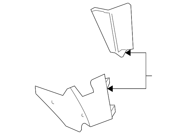 22597574 DIAGNOSTIC UNIT COVER, LEFT
