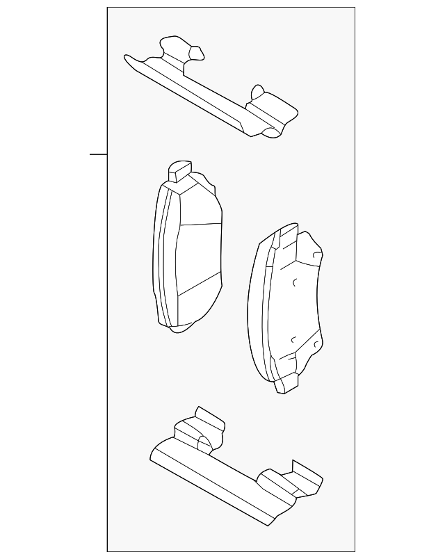 88967257 BRAKE PADS