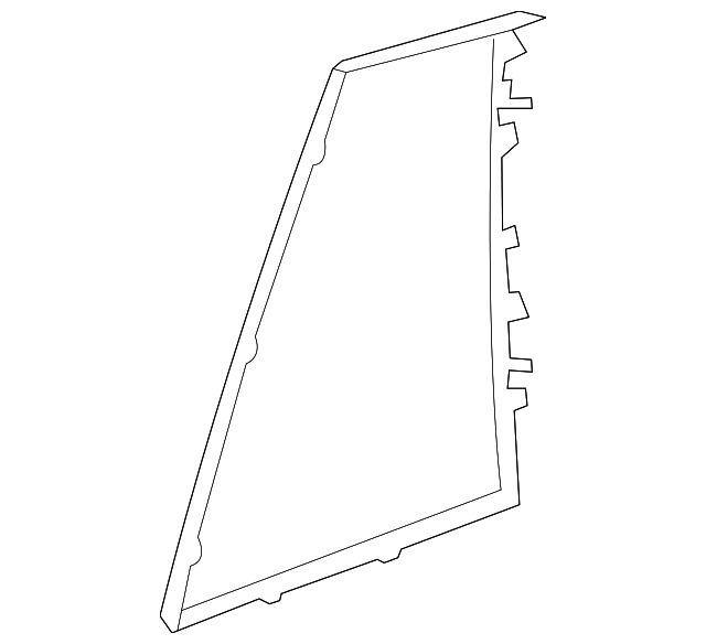 204-730-40-00 Деталь FIXED GLASS, RIGHT