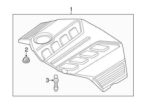 X6 ENGINE APPEARANCE COVER