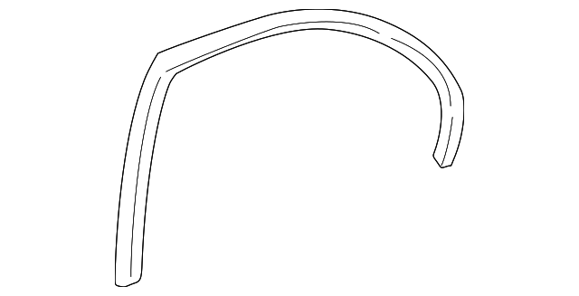 84281-S5A-003ZA Деталь TRIM, RR. OPENING *NH167L* (GRAPHITE BLA