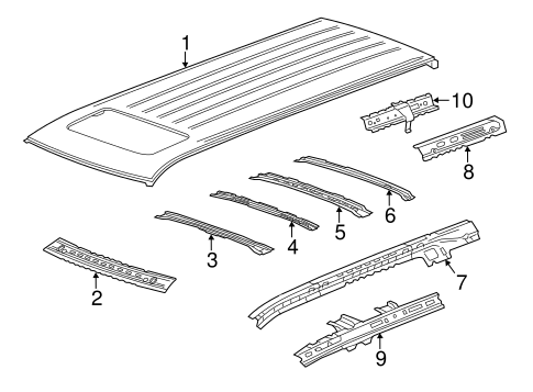 Escalade ESV ROOF & COMPONENTS