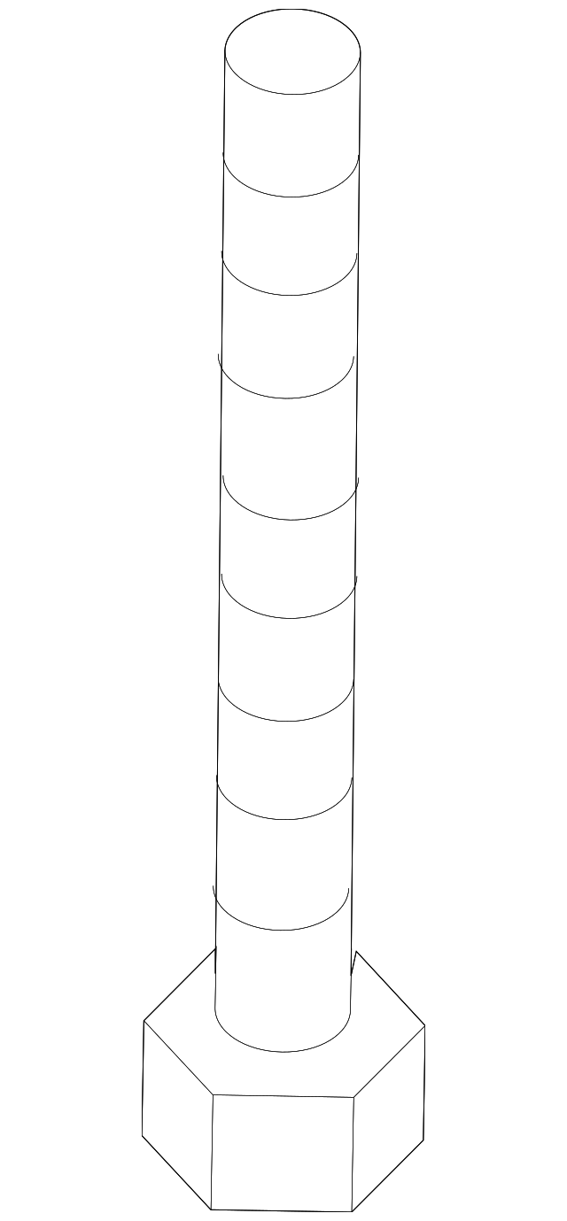 11588306 ARM SCREW, LEFT