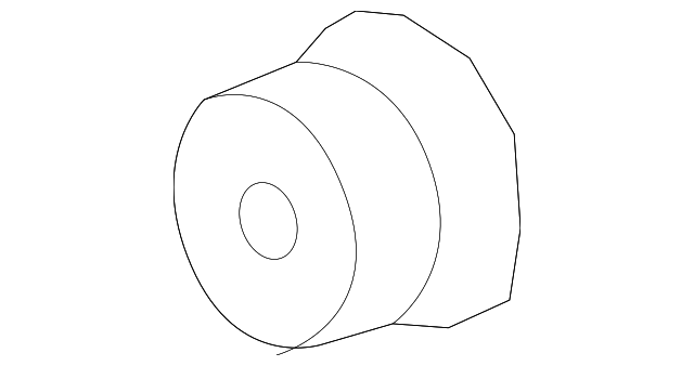 15102550 SHOCK ABSORBER INSULATOR, LEFT