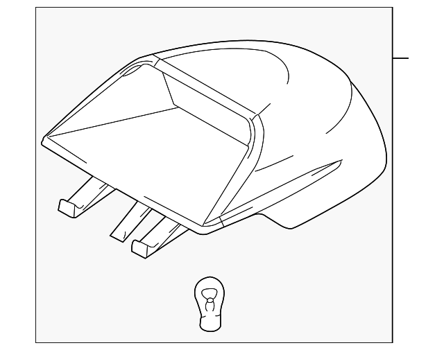92750-2D000-8M-DS Деталь HIGH MOUNT LAMP