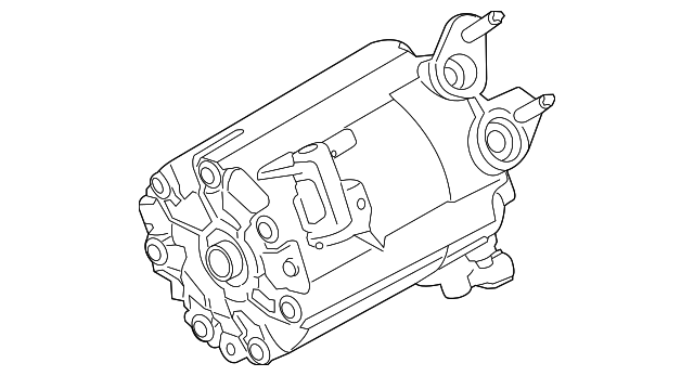 CV6Z-19703-L Деталь COMPRESSOR ASSY