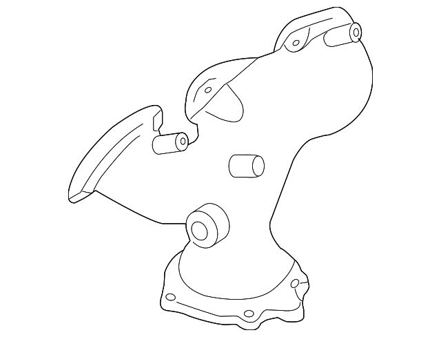 14002JA10A EXHAUST MANIFOLD, RIGHT