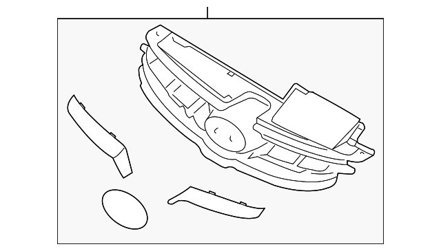 86350-3X200 Деталь GRILLE ASSY