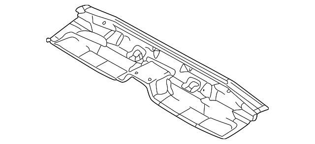 65810-2D010 Деталь CENTER FLOOR PAN