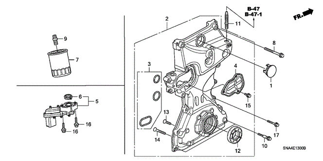 CIVIC SEDAN OIL PUMP (1.8L)