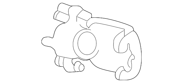 F75Z-2V553-BARM CALIPER, LEFT