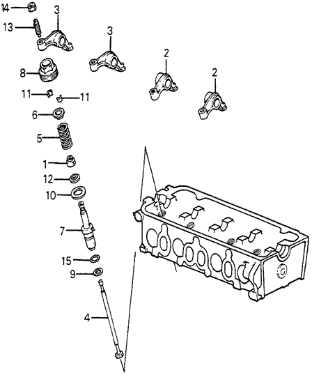 ENGINE/AUXILIARY VALVE for 1985 Honda ACCORD SEDAN #1