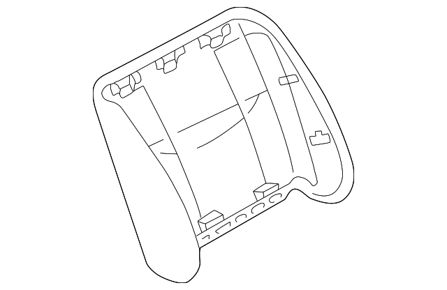 T03588AM080 Деталь SEAT BACK PANEL