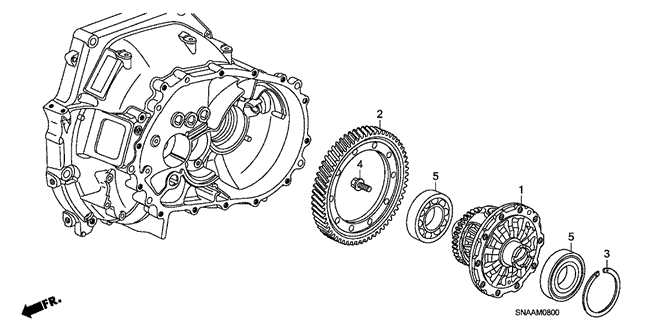 CIVIC SEDAN MT DIFFERENTIAL (1.8L)