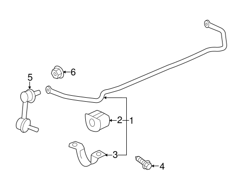 LaCrosse STABILIZER BAR & COMPONENTS 2