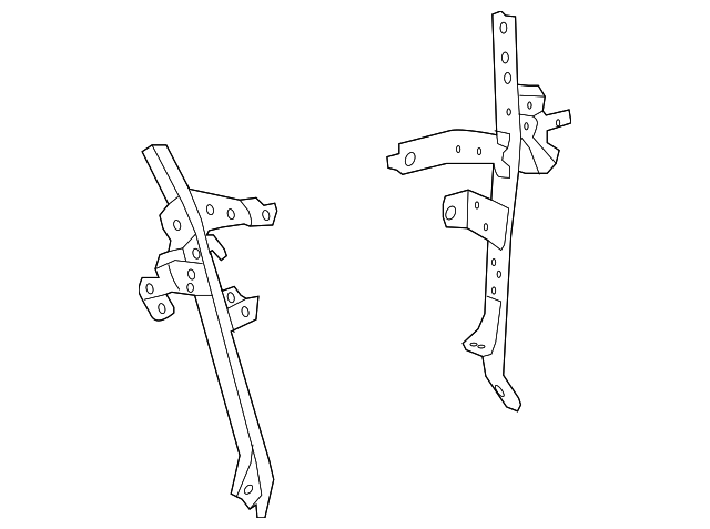 55306-33140 Деталь LOWER BRACE, LEFT