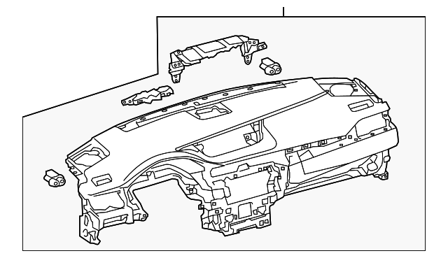 55401-33180-C4 Деталь INSTRUMENT PANEL