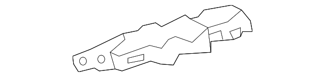 55322-33120 Деталь INSTRUMENT PANEL UPPER BRACKET, LEFT