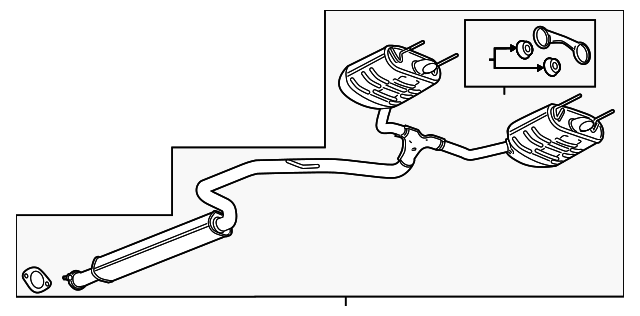 20905404 Деталь MUFFLER & PIPE