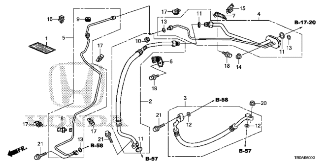 CIVIC SEDAN A / C AIR CONDITIONER (HOSES / PIPES) (1.8L)