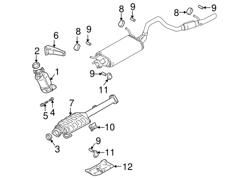 Tracker EXHAUST COMPONENTS