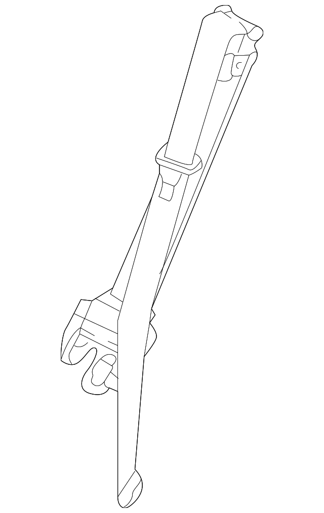 19148781 Деталь BELT & RETRACTOR, LEFT