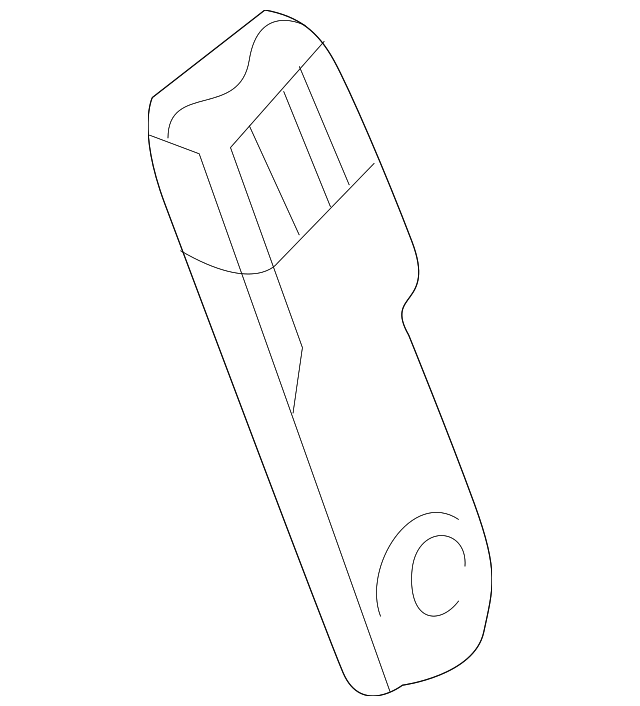 19148785 Деталь BUCKLE END, RIGHT