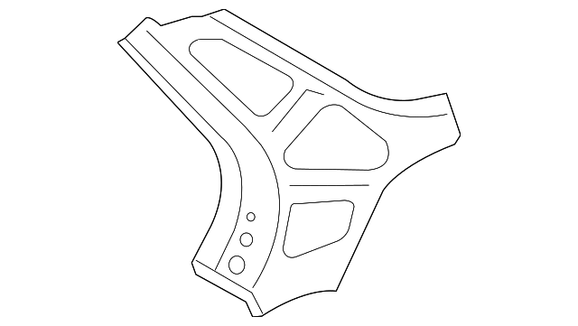 164-637-05-22 Деталь UPPER PLR REINF, LEFT