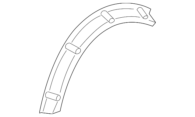 164-630-03-69 Деталь WHEELHOUSE, LEFT