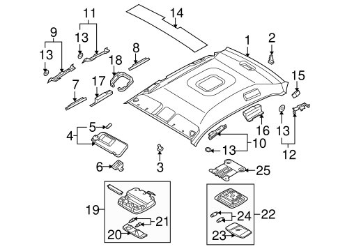 Amanti INTERIOR TRIM - ROOF 2