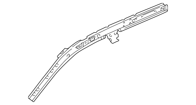 3B9-809-427-C Деталь INNER RAIL, LEFT