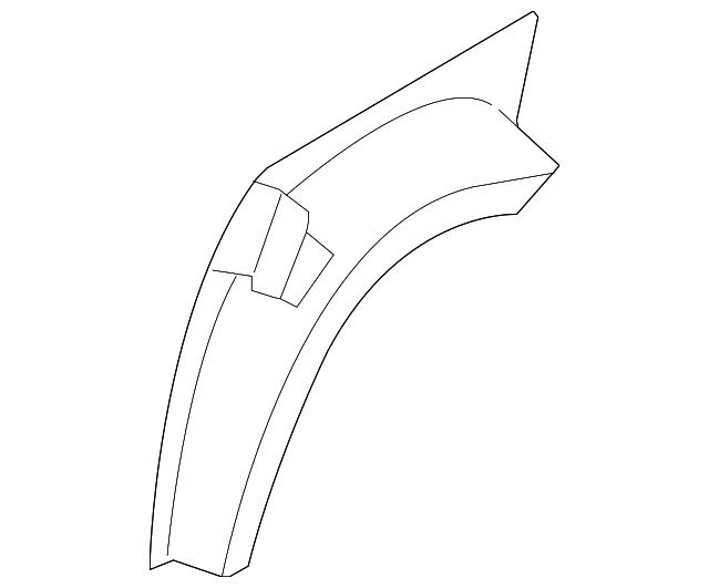 41-00-8-045-857 Деталь OUTER WHEELHOUSE, LEFT