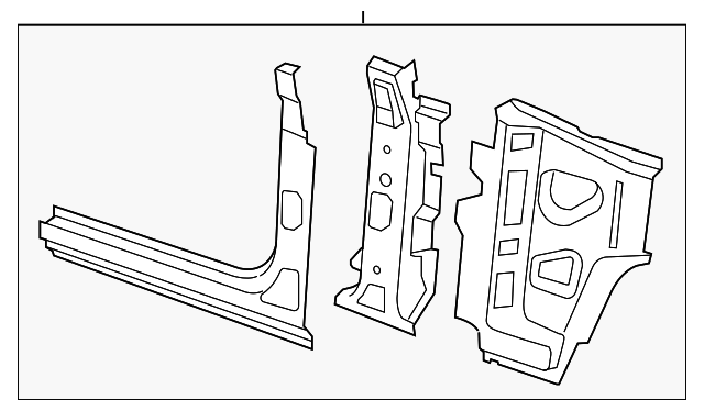 68003226AF Деталь HINGE PILLAR, RIGHT