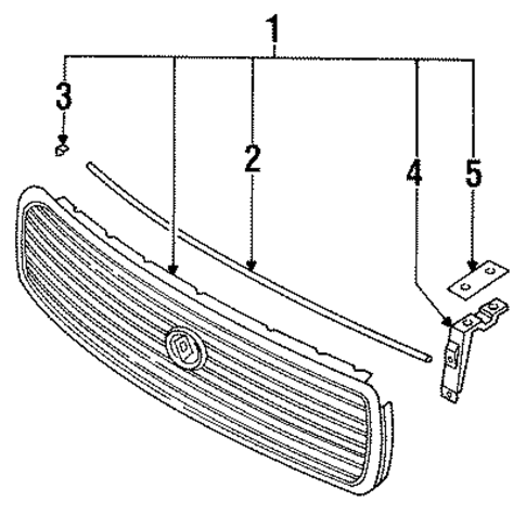 929 GRILLE & COMPONENTS