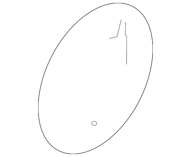 MR569084 Деталь BACKING PLATE, LEFT