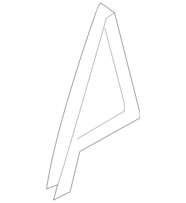 83840-1F001 Деталь CORNER MOLDING, RIGHT
